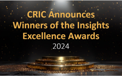 CRIC Announces Winners of the Insights Excellence Awards